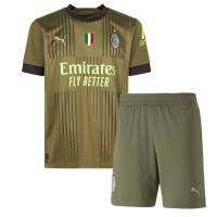 AC Milan Fotballklær Tredjedraktsett Barn 2022-23 Kortermet (+ korte bukser)